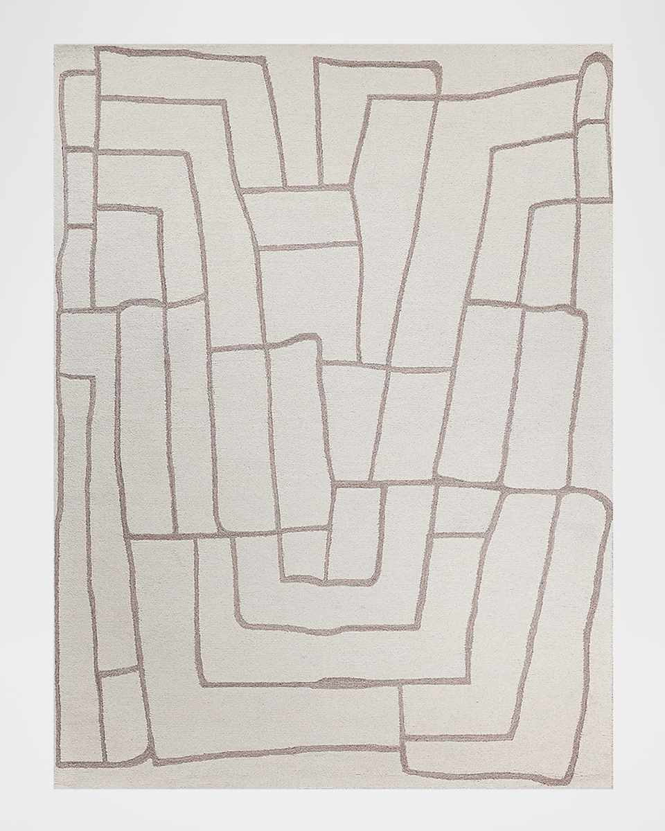 Tangiers Hand-Tufted Ivory/Beige Rug, 9' x 12'